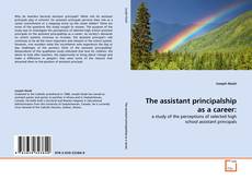 Buchcover von The assistant principalship as a career: