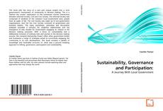 Sustainability, Governance and Participation:的封面
