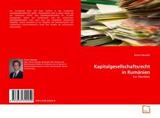 Kapitalgesellschaftsrecht in Rumänien kitap kapağı