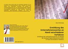 Copertina di Ermittlung des Unternehmenswertes an Hand verschiedener Verfahren