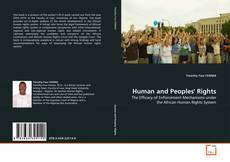 Copertina di Human and Peoples' Rights