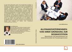Copertina di ALLFINANZUNTERNEHMEN: VON IHRER GRÜNDUNG ZUR DESINVESTITION