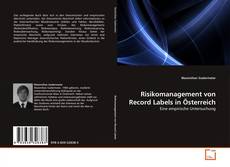 Обложка Risikomanagement von Record Labels in Österreich