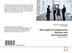 Copertina di The Insight of Interpersonal Relation and Communication