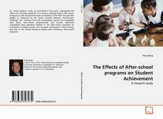 Обложка The Effects of After-school programs on Student Achievement