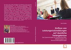 Copertina di Einfluss von Leistungsrückmeldungen auf räumliche Testergebnisse