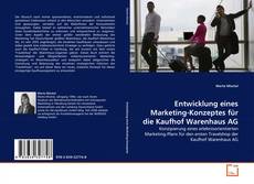 Copertina di Entwicklung eines Marketing-Konzeptes für die Kaufhof Warenhaus AG