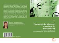 Copertina di Werbeträgerforschung als Grundlage der Mediaplanung