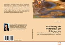 Copertina di Evaluierung von Weiterbildung in Unternehmen