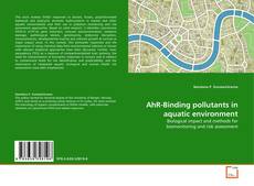 Couverture de AhR-Binding pollutants in aquatic environment