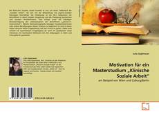 Motivation für ein Masterstudium „Klinische Soziale Arbeit“ kitap kapağı