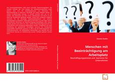 Copertina di Menschen mit Beeinträchtigung am Arbeitsplatz