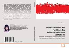 Unterschiede in der Funktion des selbstverletzenden Verhaltens kitap kapağı