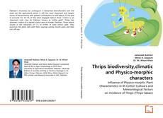Couverture de Thrips biodiversity,climatic and Physico-morphic characters
