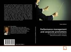 Borítókép a  Performance management and corporate promotions - hoz