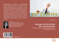 Copertina di Manager als Werttreiber ihres Unternehmens