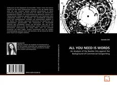 ALL YOU NEED IS WORDS kitap kapağı