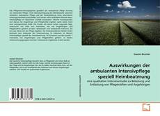 Couverture de Auswirkungen der ambulanten Intensivpflege speziell Heimbeatmung