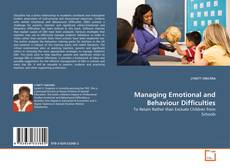 Couverture de Managing Emotional and Behaviour Difficulties