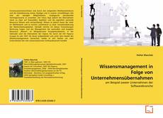 Buchcover von Wissensmanagement in Folge von Unternehmensübernahmen