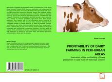 Couverture de PROFITABILITY OF DAIRY FARMING IN PERI-URBAN AREAS