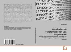 Couverture de Verschleiernde Transformationen von Programmen