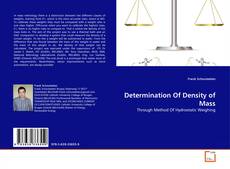 Copertina di Determination Of Density of Mass