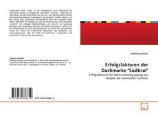 Buchcover von Erfolgsfaktoren der Dachmarke "Südtirol"