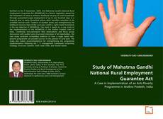 Bookcover of Study of Mahatma Gandhi National Rural Employment Guarantee Act