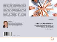Couverture de Kultur im Unternehmen
