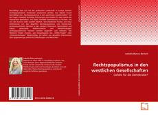 Rechtspopulismus in den westlichen Gesellschaften kitap kapağı