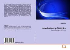 Couverture de Introduction to Statistics