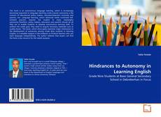 Borítókép a  Hindrances to Autonomy in Learning English - hoz