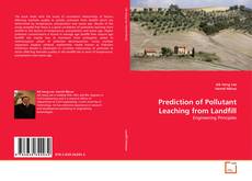 Borítókép a  Prediction of Pollutant Leaching from Landfill - hoz