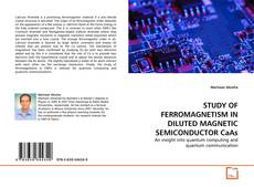 Buchcover von STUDY OF FERROMAGNETISM IN DILUTED MAGNETIC SEMICONDUCTOR CaAs