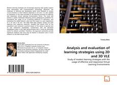 Buchcover von Analysis and evaluation of learning strategies using 2D and 3D VLE