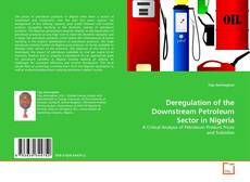 Deregulation of the Downstream Petroleum Sector in Nigeria kitap kapağı