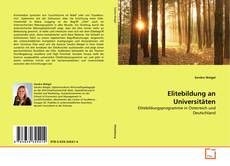 Elitebildung an Universitäten的封面