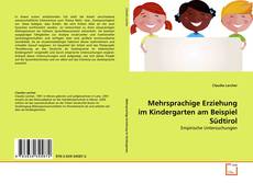 Mehrsprachige Erziehung im Kindergarten am Beispiel Südtirol kitap kapağı
