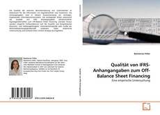 Qualität von IFRS-Anhangangaben zum Off-Balance Sheet Financing kitap kapağı