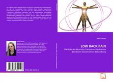 Обложка LOW BACK PAIN