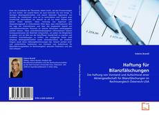 Haftung für Bilanzfälschungen kitap kapağı