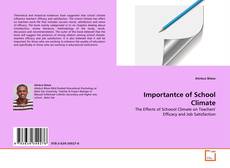 Borítókép a  Importantce of School Climate - hoz