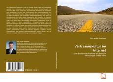 Couverture de Vertrauenskultur im Internet