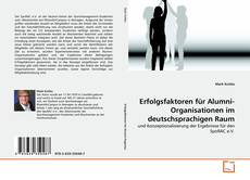 Couverture de Erfolgsfaktoren für Alumni-Organisationen im deutschsprachigen Raum