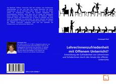 Buchcover von Lehrer/innenzufriedenheit mit Offenem Unterricht?