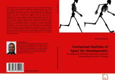 Portada del libro de Contextual Realities of Sport for Development: