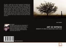 ART AS WITNESS kitap kapağı