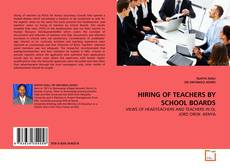Bookcover of HIRING OF TEACHERS BY SCHOOL BOARDS