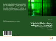 Borítókép a  Wirtschaftlichkeitsrechnung im Bereich der Photovoltaik - hoz